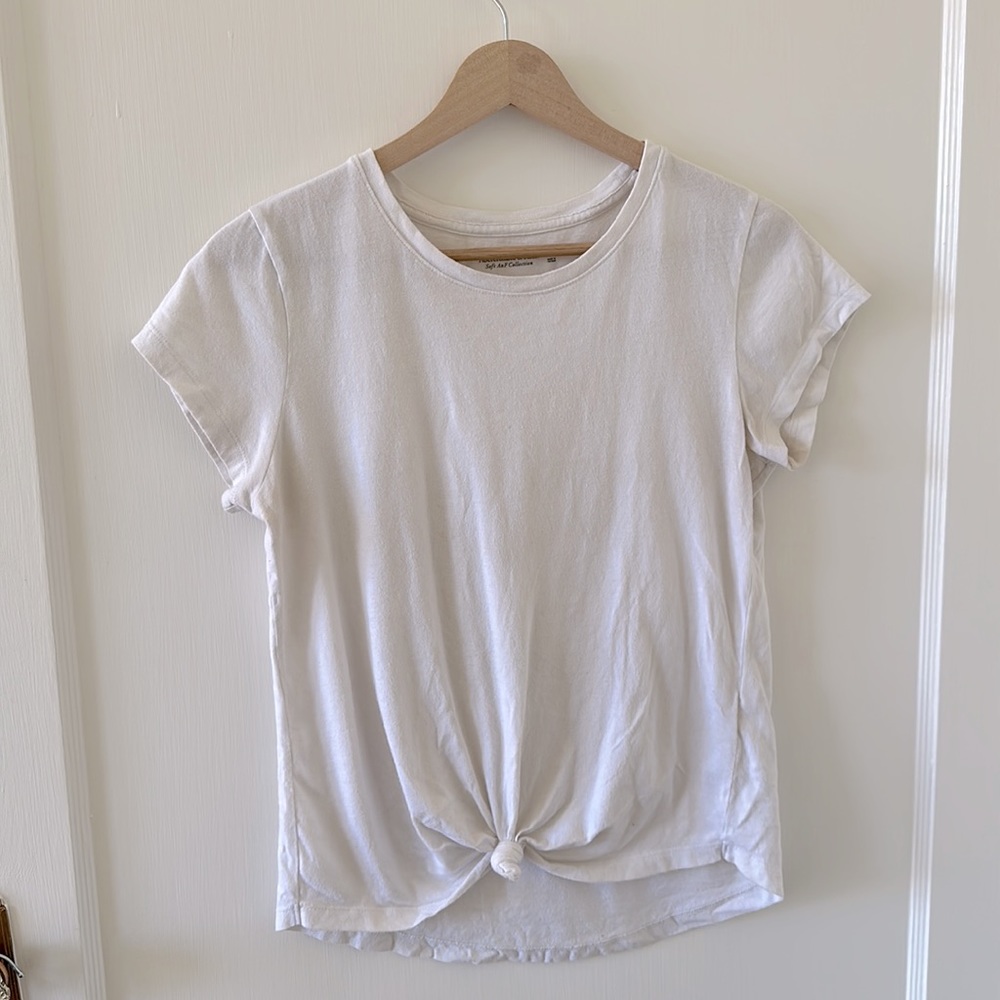 Abercrombie tie detail tshirt
